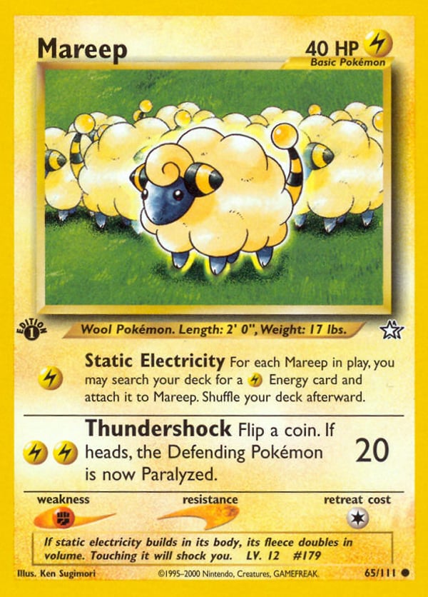 Mareep – Common – Neo Genesis