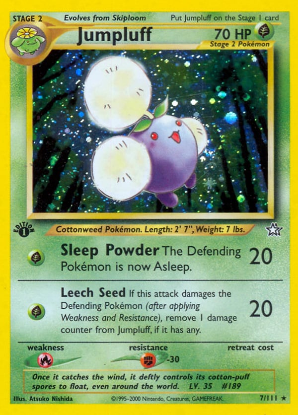 Jumpluff – Rare Holo – Neo Genesis