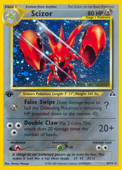 Scizor – Rare Holo
