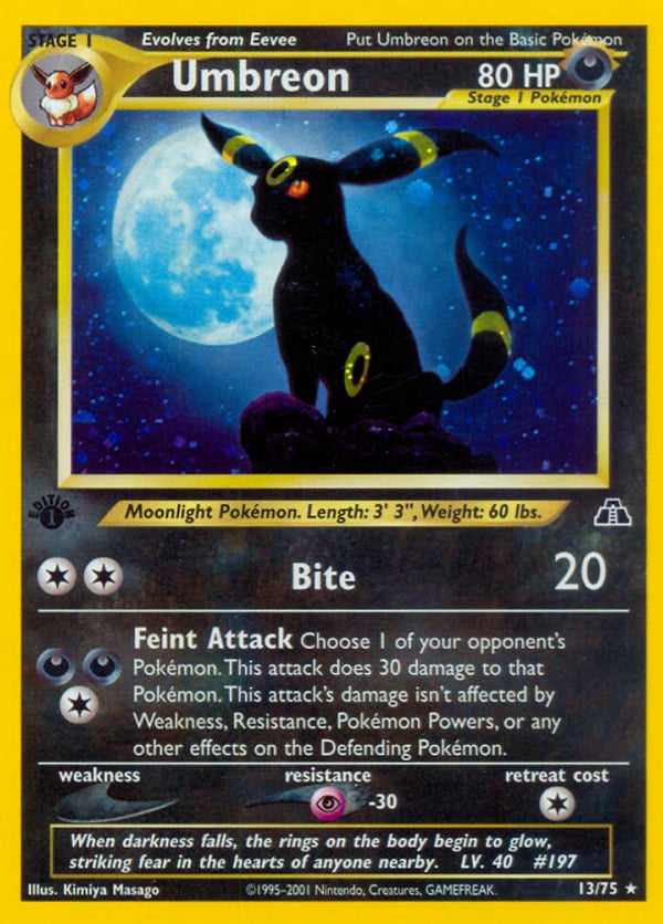 Umbreon – Rare Holo – Neo Discovery