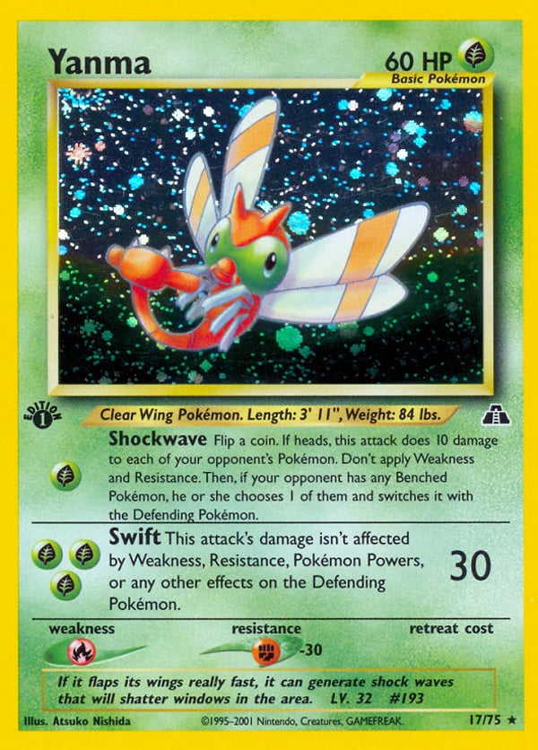 Yanma – Rare Holo – Neo Discovery