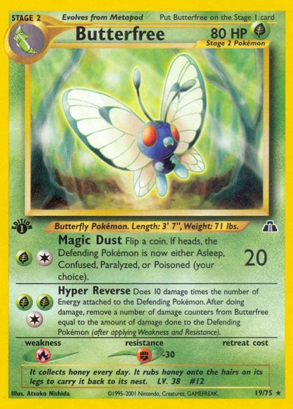 Butterfree – Rare – Neo Discovery