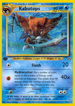 Kabutops – Rare – Neo Discovery