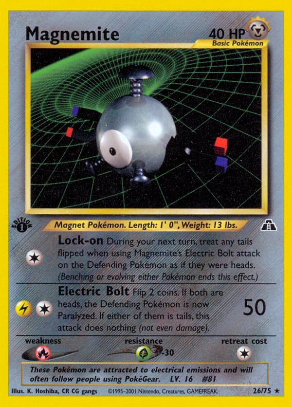 Magnemite – Rare – Neo Discovery