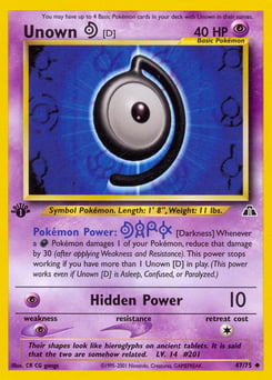 Unown [D] – Uncommon