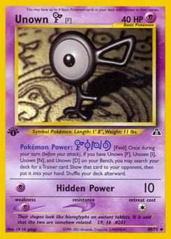 Unown [F] – Uncommon