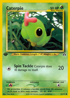 Caterpie – Common – Neo Discovery