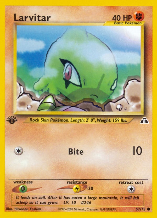 Larvitar – Common – Neo Discovery