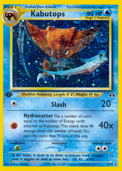 Kabutops – Rare Holo – Neo Discovery