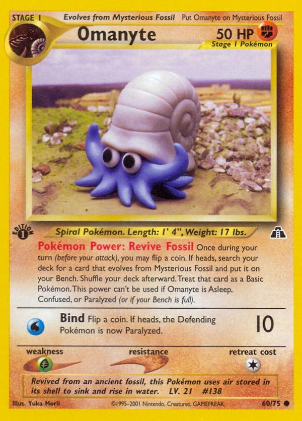 Omanyte – Common – Neo Discovery