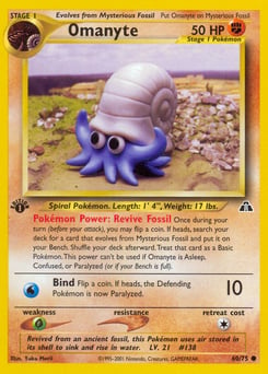 Omanyte – Common – Neo Discovery