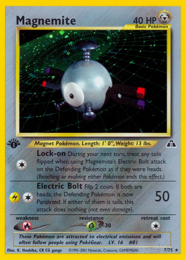 Magnemite – Rare Holo – Neo Discovery