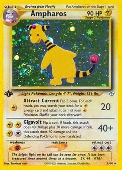 Ampharos – Rare Holo
