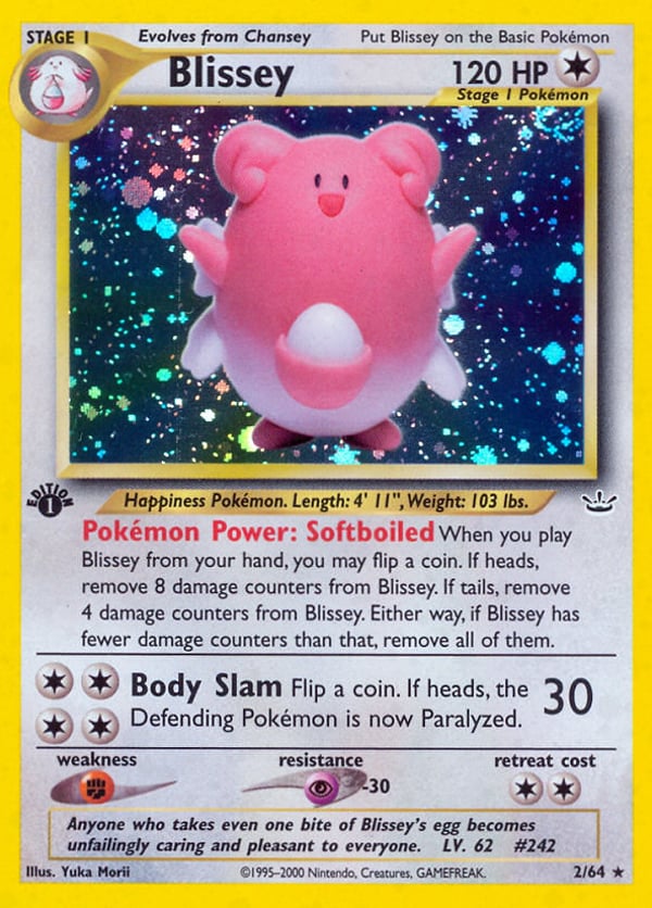 Blissey – Rare Holo – Neo Revelation