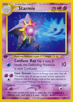 Starmie – Rare – Neo Revelation