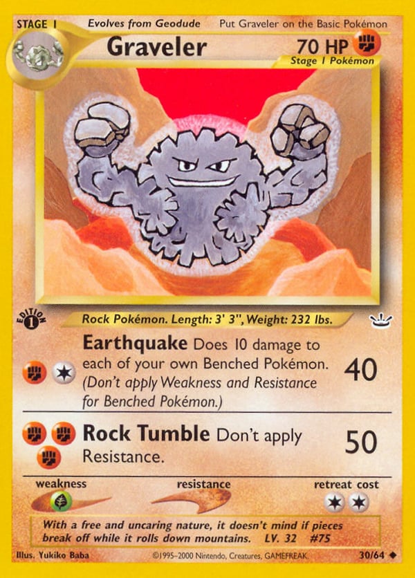 Graveler – Uncommon – Neo Revelation