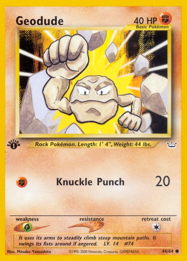 Geodude – Common – Neo Revelation