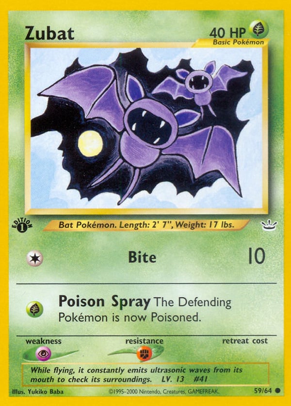 Zubat – Common – Neo Revelation
