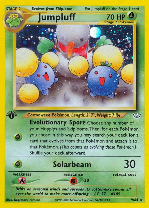Jumpluff – Rare Holo – Neo Revelation