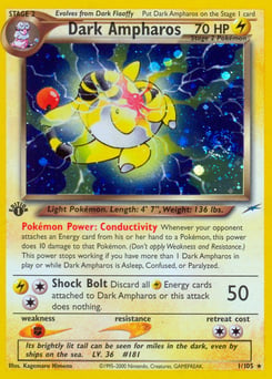 Dark Ampharos – Rare Holo