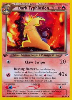 Dark Typhlosion – Rare Holo