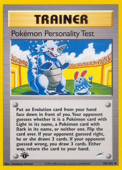 Pokémon Personality Test – Uncommon