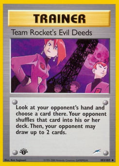 Team Rocket's Evil Deeds – Uncommon