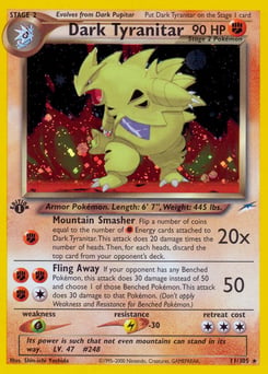 Dark Tyranitar – Rare Holo