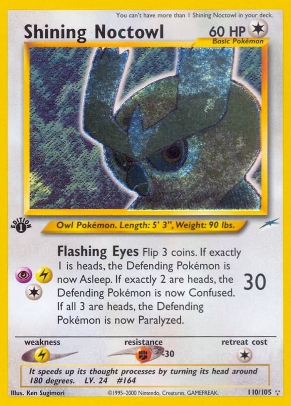 Shining Noctowl – Rare Shining – Neo Destiny