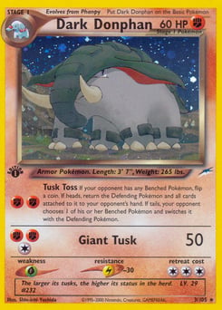 Dark Donphan – Rare Holo