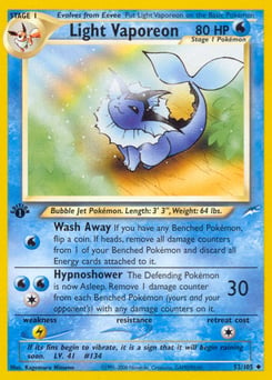 Light Vaporeon – Uncommon