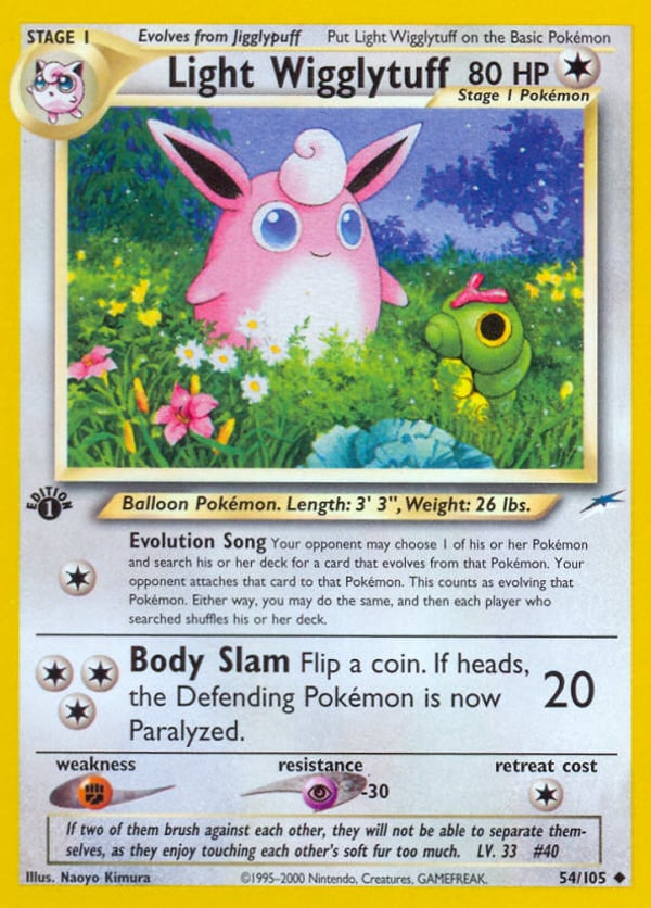 Light Wigglytuff – Uncommon – Neo Destiny