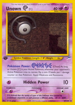 Unown [C] – Uncommon