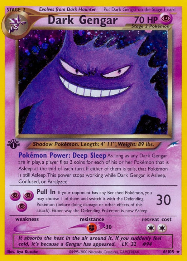 Dark Gengar – Rare Holo – Neo Destiny