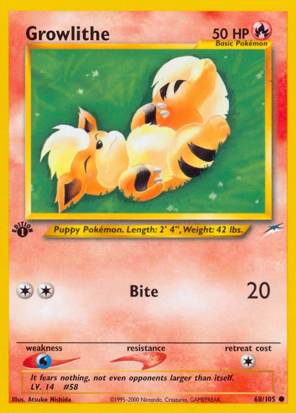 Growlithe – Common – Neo Destiny