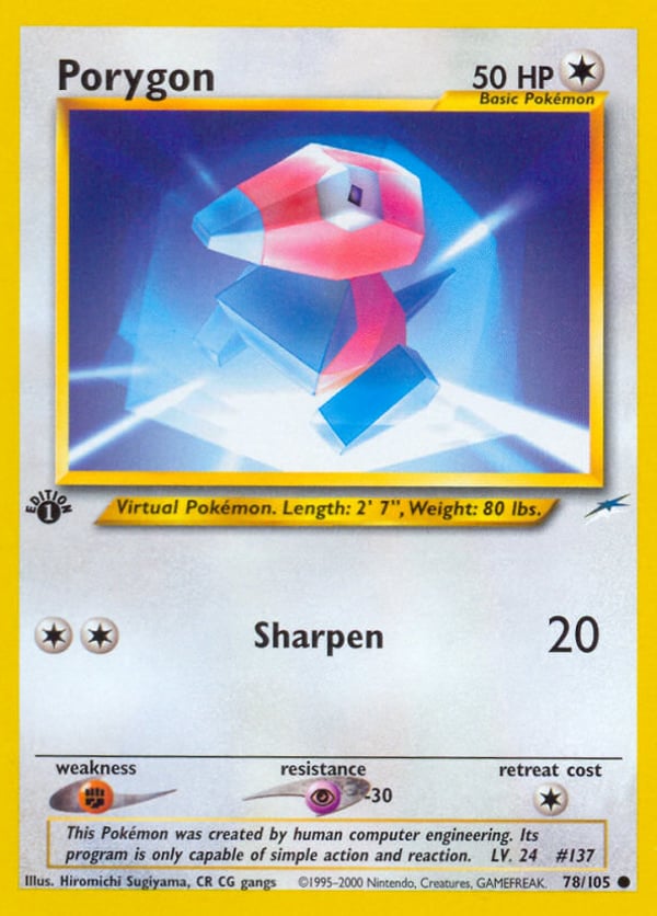 Porygon – Common – Neo Destiny