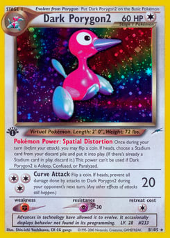 Dark Porygon2 – Rare Holo