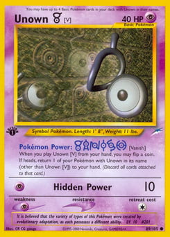 Unown [V] – Common