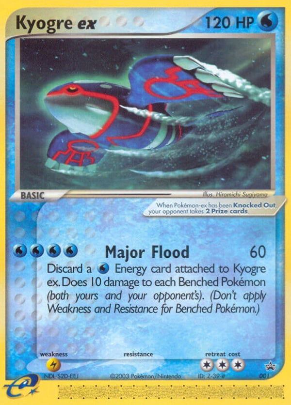 Kyogre ex – Promo – Nintendo Black Star Promos