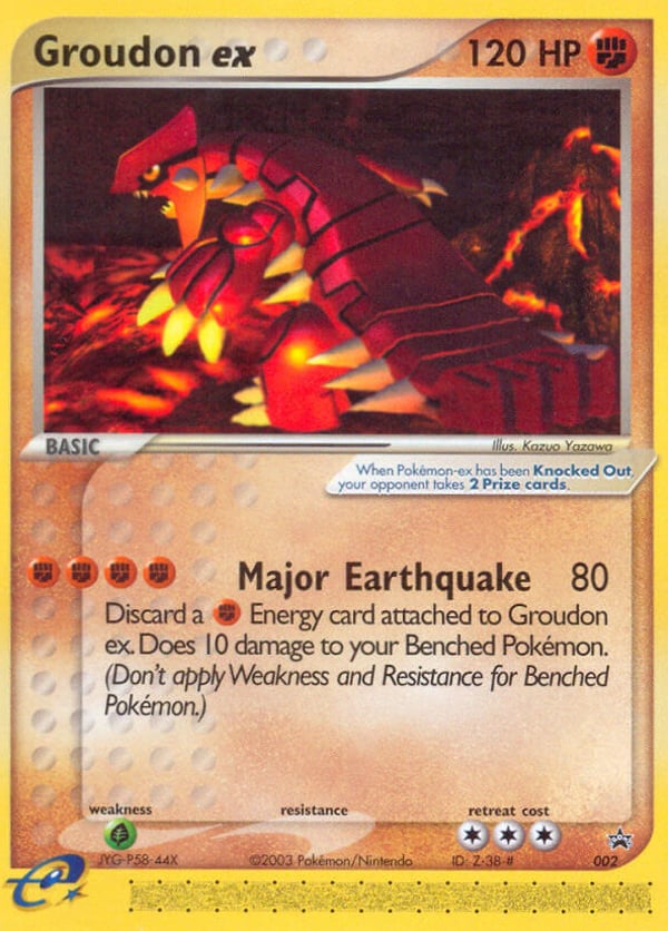 Groudon ex – Promo – Nintendo Black Star Promos
