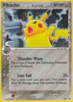 Pikachu δ – Promo