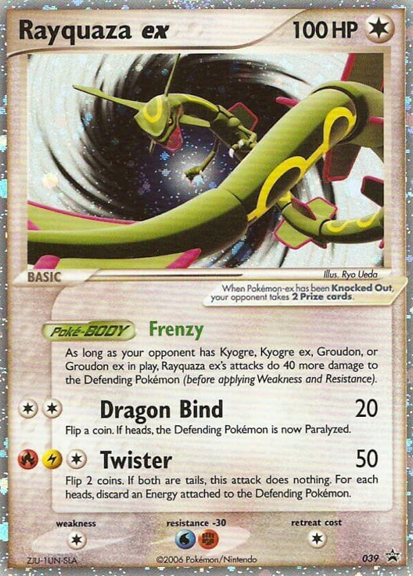Rayquaza ex – Promo – Nintendo Black Star Promos