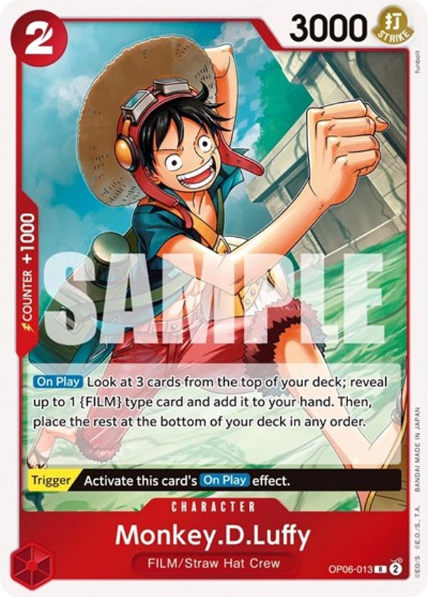 Monkey.D.Luffy OP06-013 — English OP-06 printing