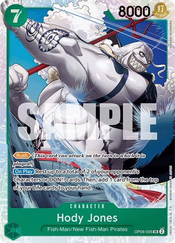Hody Jones (035) OP06-035 — English OP-06 printing