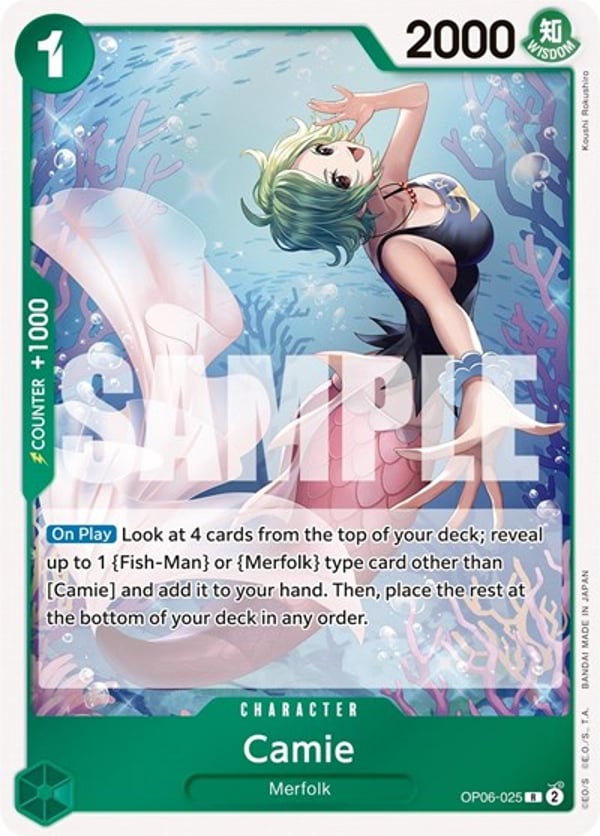 Camie OP06-025 — English OP-06 printing