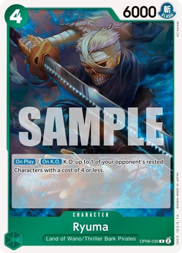 Ryuma OP06-036 — English OP-06 printing