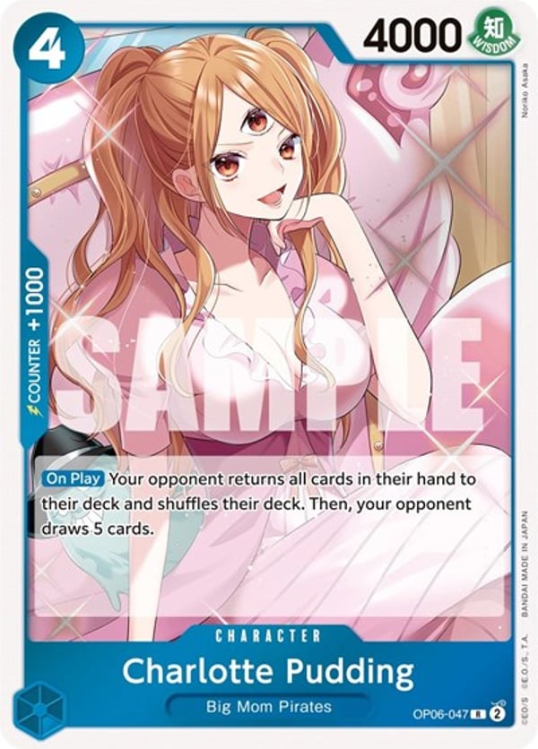 Charlotte Pudding OP06-047 — English OP-06 printing