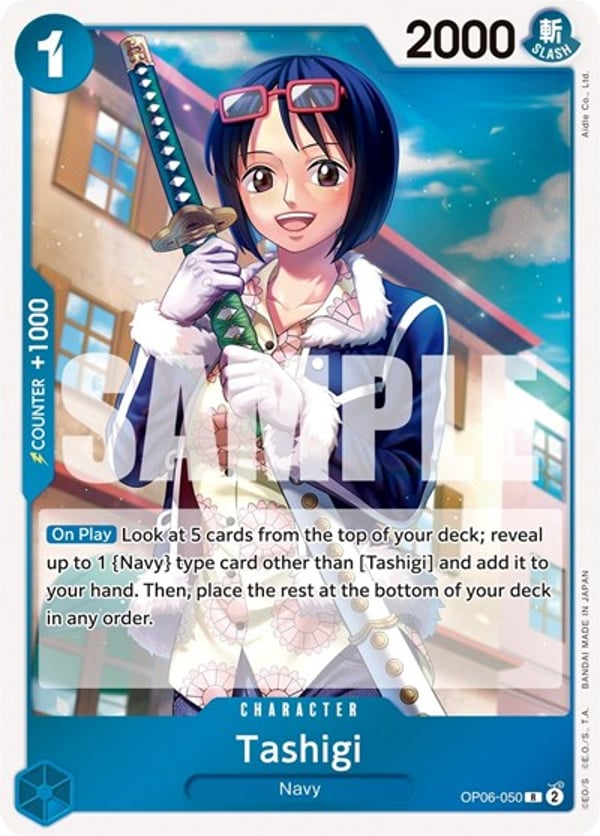 Tashigi OP06-050 — English OP-06 printing