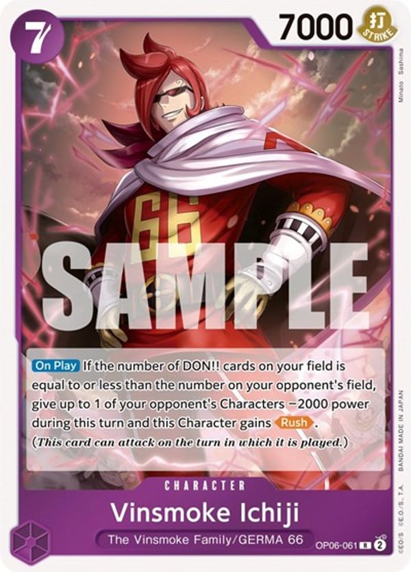 Vinsmoke Ichiji (061) OP06-061 — English OP-06 printing