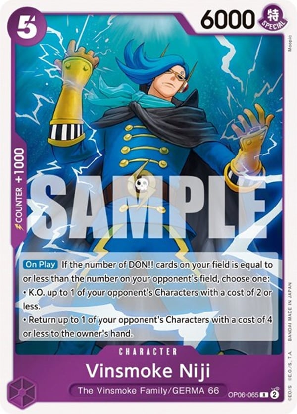Vinsmoke Niji (065) OP06-065 — English OP-06 printing